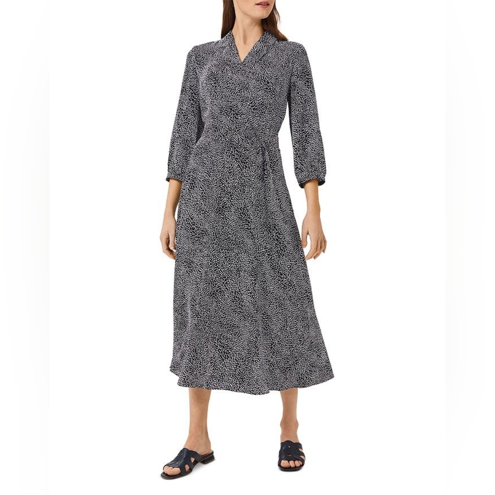 Hobbs London Teresa Spot Print Midi Dress